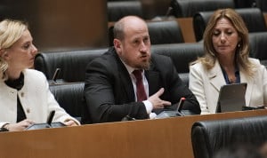  David García Gomis, portavoz de Sanidad de Vox en el Congreso, ha llevado su propio ‘ómnibus’ sanitario.