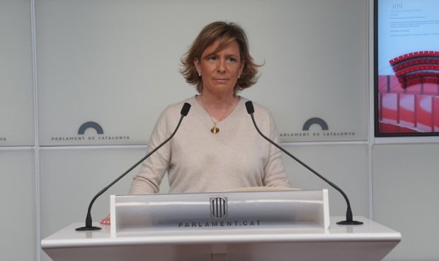  La portavoz sanitaria de Vox, María García. Vox aboga por la colaboración público-privada y señala que "la Generalitat no significa una buena gestión"