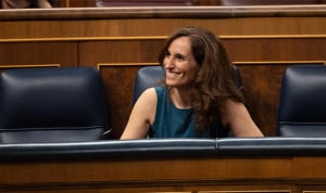 La ministra de Sanidad, Mónica García, en la aprobación de la Agencia de Salud Pública.
