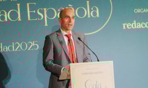 Ricardo López, director general de Sanitaria 2000, se dirige a los presentes en la Gala de la Sanidad Española