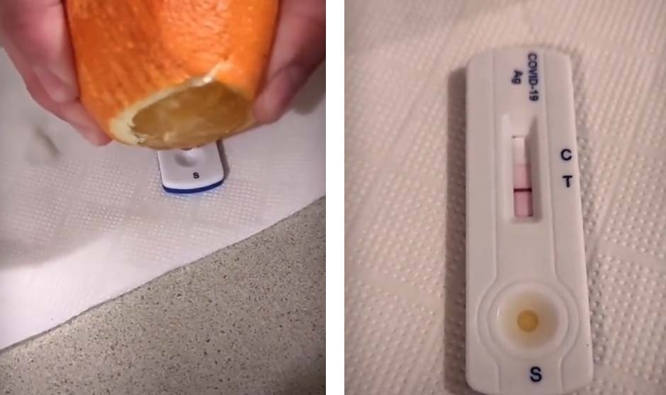¿Test covid positivo con agua, zumo u orina? Un enfermero explica por qué