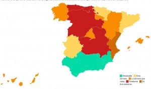 El mapa de las segundas dosis al personal esencial, fecha por fecha