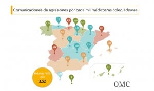 Tres puntos negros empeoran una España que sigue agrediendo a sus médicos