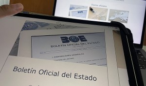 Acceso electrónico al Boletín Oficial del estado (BOE).