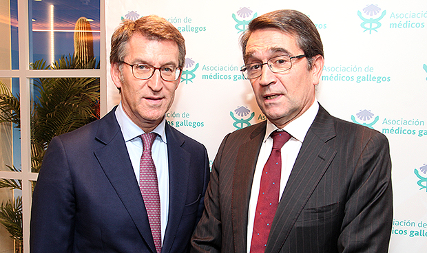 Feijóo: "El médico gallego es una autoridad que suscita admiración"