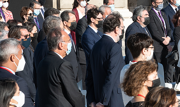 Felipe VI:"Debemos mucho a los sanitarios, han sostenido el pulso a España"