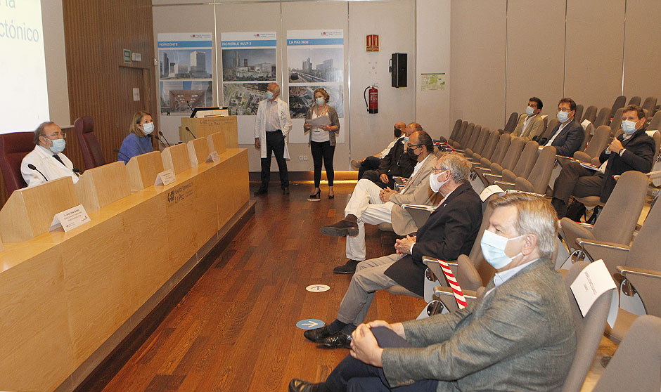 La Paz presenta su nuevo logo como imagen icónica de "hospital del futuro"