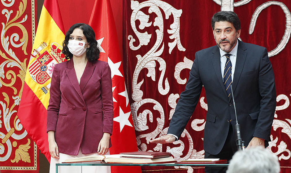 Ayuso, sobre Escudero: "Con su aplomo consolidaremos la sanidad madrileña"
