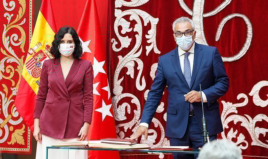 Ayuso, sobre Escudero: "Con su aplomo consolidaremos la sanidad madrileña"