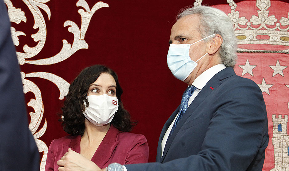 Ayuso, sobre Escudero: "Con su aplomo consolidaremos la sanidad madrileña"