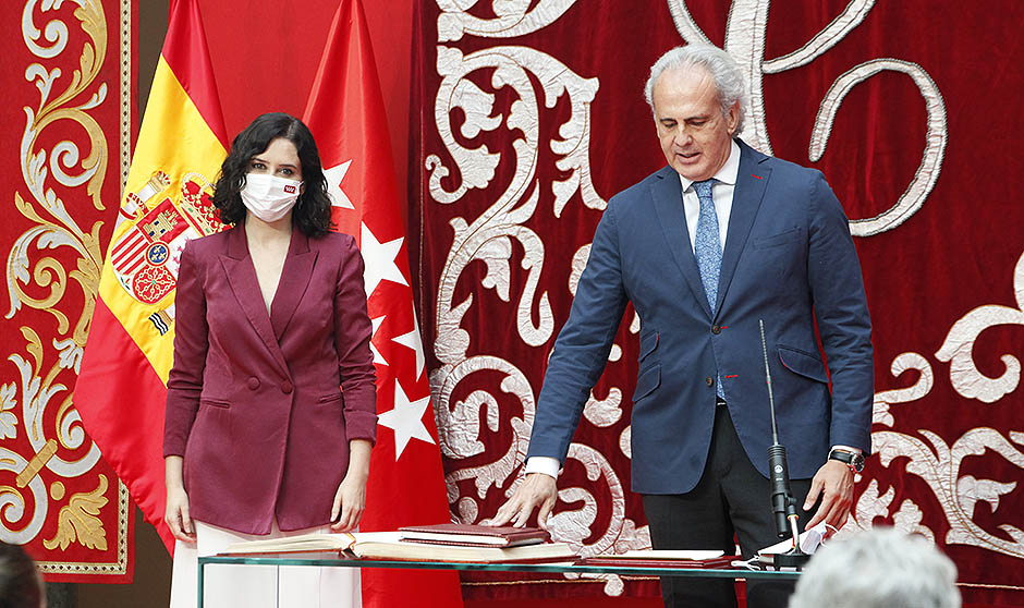 Ayuso, sobre Escudero: "Con su aplomo consolidaremos la sanidad madrileña"