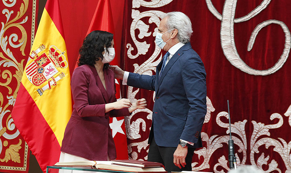 Ayuso, sobre Escudero: "Con su aplomo consolidaremos la sanidad madrileña"