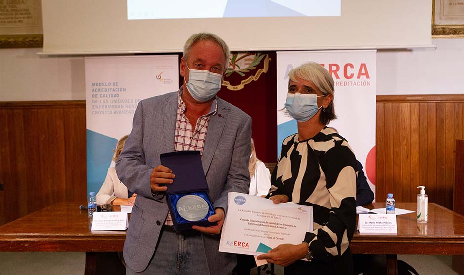 La SEN acredita la calidad asistencial de 9 hospitales a enfermos renales