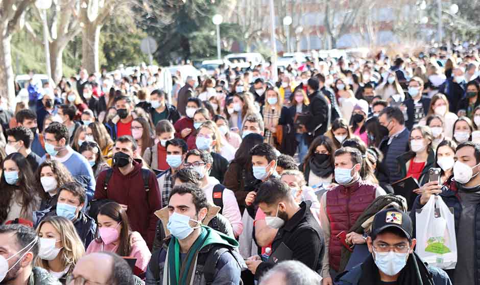 El examen MIR 2022, en imágenes: así han transcurrido las pruebas de la FSE