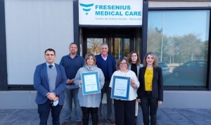 ACSA premia a los centros de diálisis Fresenius de Bellavista y Osuna