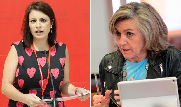 Adriana Lastra y Luisa Carcedo