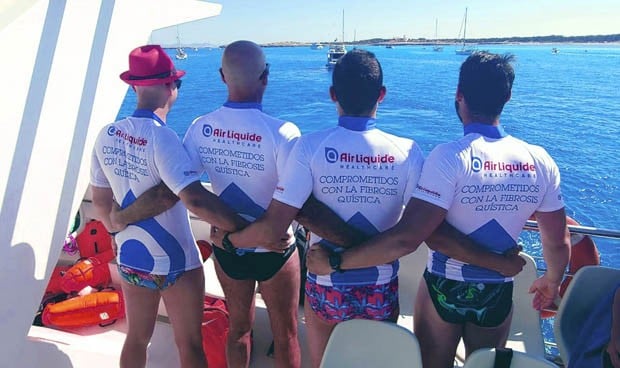 Air Liquide patrocina la vuelta  Formentera contra la fibrosis quística