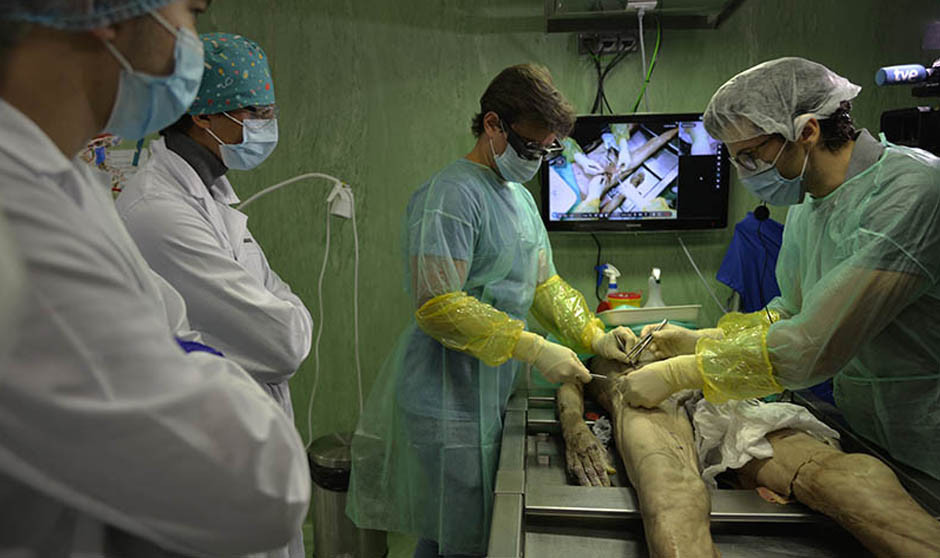 Práctica de disección de cadáveres, que prefieren los estudiantes del grado de Medicina