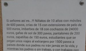 Alegato contra los "niñatos" desde la sala de espera del centro de salud