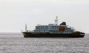 El Mv Hondius, crucero afectado por el brote de hantavirus. 