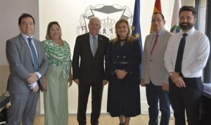 Juntas directivas del CGE y el Cofen, que han alcanzado acuerdos de colaboración para las enfermeras de España y Brasil