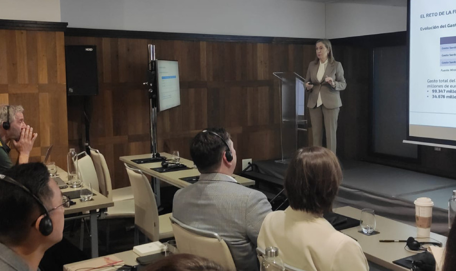  La presidenta de AMA Grupo, Ana Pastor, en el Foro Anual de IAG 2025.