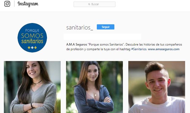 AMA lanza un canal de Instagram como punto de encuentro para sanitarios