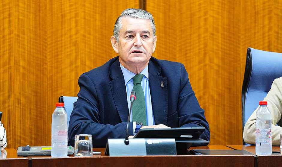 Antonio Sanz, consejero de Sanidad, Presidencia y Emergencias de la Junta de Andalucía