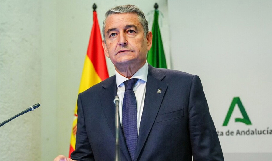 Antonio Sanz, consejero de Sanidad, Presidencia y Emergencias de la Junta de Andalucía