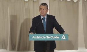 El consejero andaluz de Sanidad, Presidencia y Emergencias, Antonio Sanz, que reclama al Ministerio de Sanidad la prórroga de la jubilación activa mejorada en Medicina