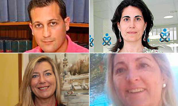 Antonio Cañellas, Antonia Martín, Patricia Gómez i Picard e Isabel Borrás