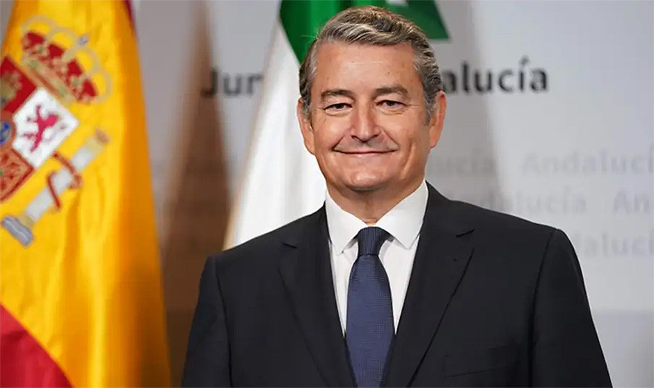 Antonio Sanz, consejero de Sanidad, Presidencia y Emergencias de Andalucía.