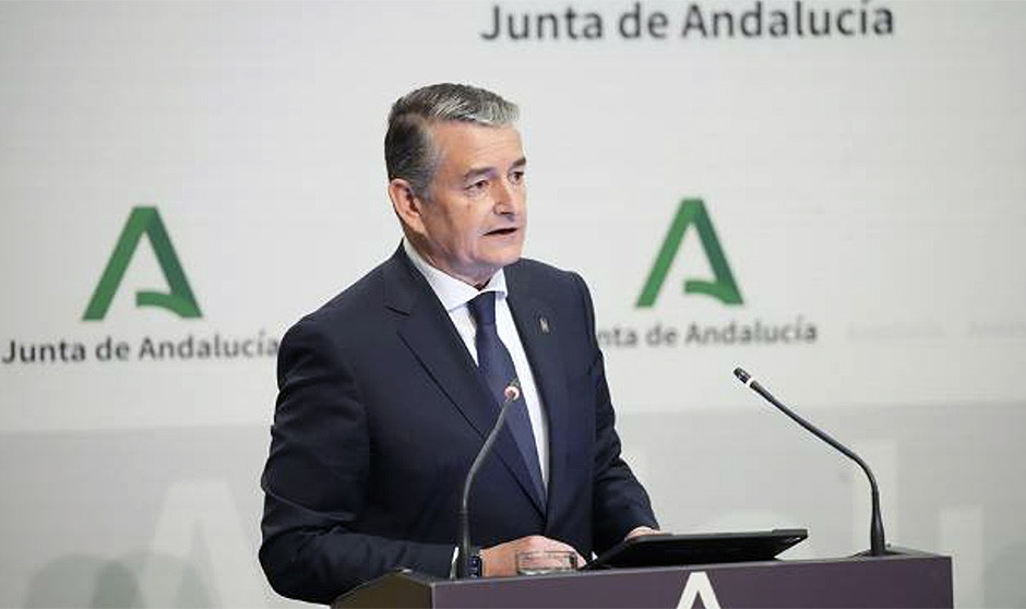 Antonio Sanz, consejero de Sanidad, Presidencia y Emergencias de la Junta de Andalucía