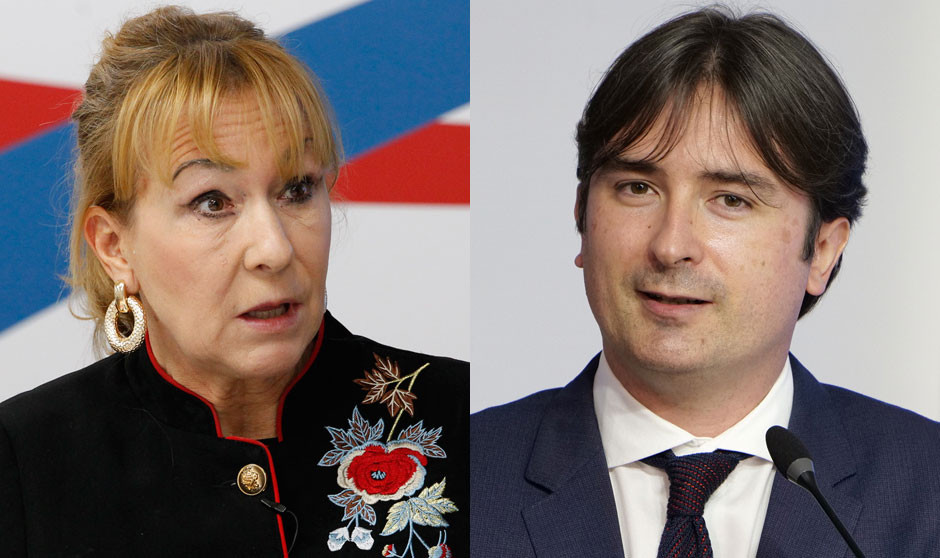 Nicole Hass, pacientes con epoc, y Felipe Villar, neumólogo