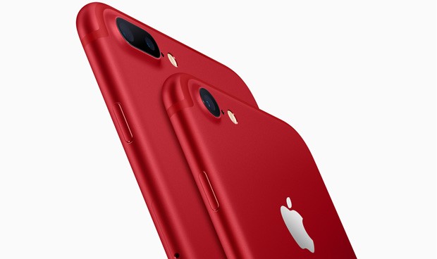 Apple tiñe de rojo su iPhone más solidario por la lucha contra el sida