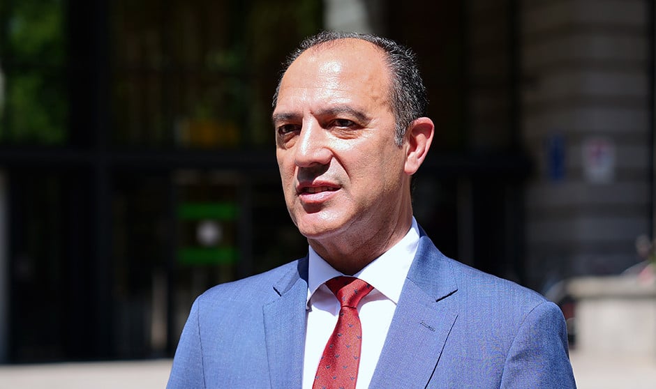 El consejero de Sanidad de Aragón Bancalero 