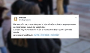 Arranca el intensivo MIR 2024 entre mensajes de ánimo: "Mucha fuerza"