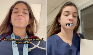 Así cambia una médica en una guardia de 24 horas: "¿Parezco la misma?"