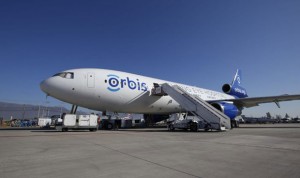 Así es el 'Flying Eye', el avión-hospital que recorre el mundo