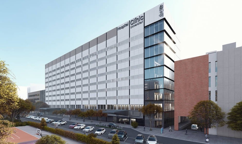 Así es el nuevo edificio del Hospital Clínico: 9 plantas y 144 habitaciones