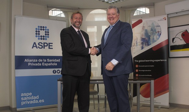 ASPE formaliza un acuerdo para colaborar en formación con Hedima
