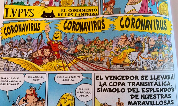 Astérix y Obélix ya lucharon contra el coronavirus en un cómic 