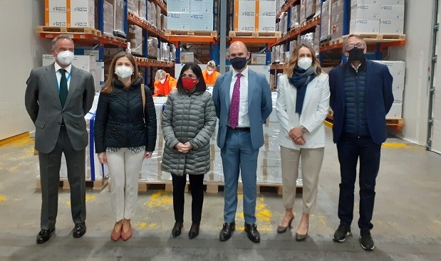 AstraZeneca entrega a España más de un millón de vacunas Covid