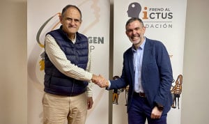 José Polo, presidente de Semergen, y Julio Agredano, presidente de la Fundación Freno al Ictus