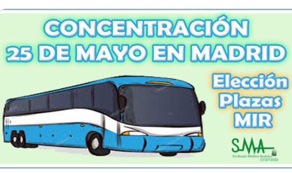Autobuses para una elección de plazas MIR "con garantías"