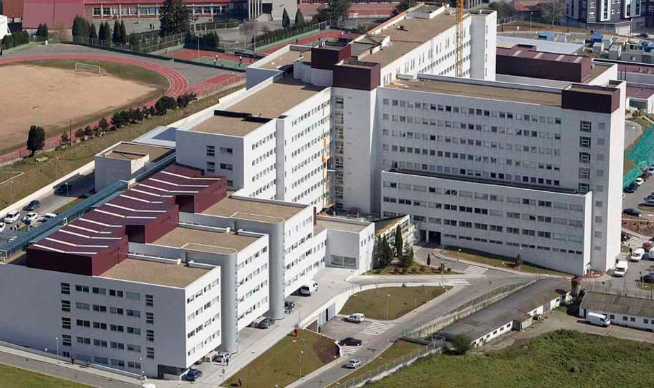 Hospital San Agustín, en Avilés.