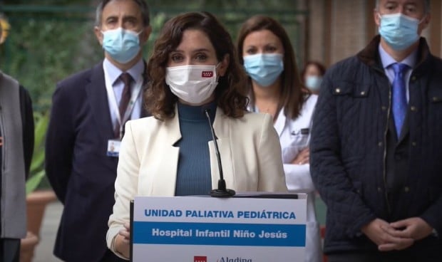 Ayuso inaugura la Sala de Hospitalización de Paliativos del Niño Jesús