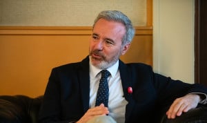 El presidente del Gobierno de Aragón y candidato a la reelección por el Partido Popular, Jorge Azcón, fía la victoria a su legado sanitario