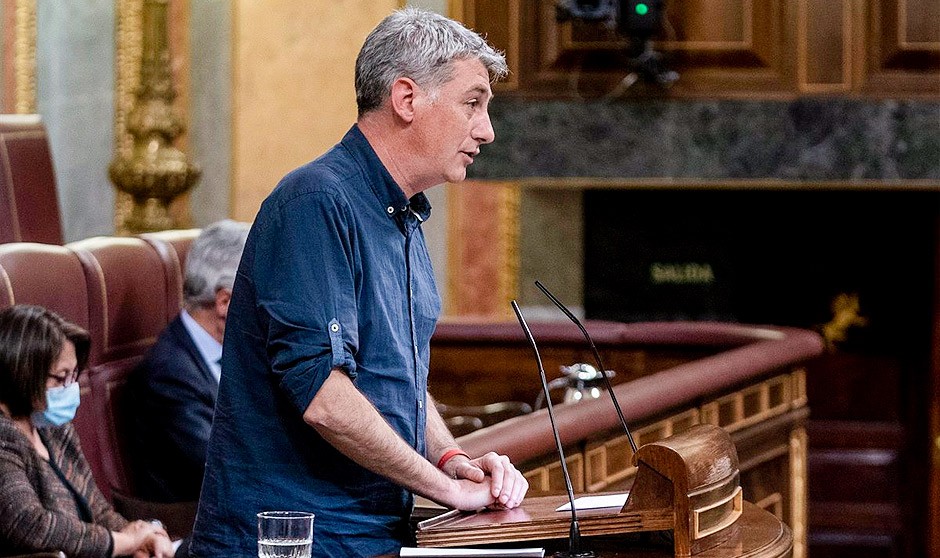EH Bildu, partido encabezado por Oskar Matute, se aleja de la competencia MIR para el 23J