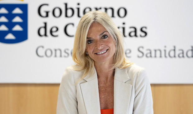  La consejera de Sanidad del Gobierno de Canarias, Esther Monzón.